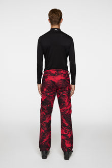 Men | Clarke Pant Printed | Mountain Glitch Red