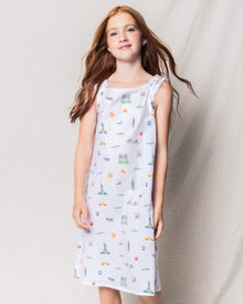 Girl's Twill Amelie Nightgown | New York! New York!