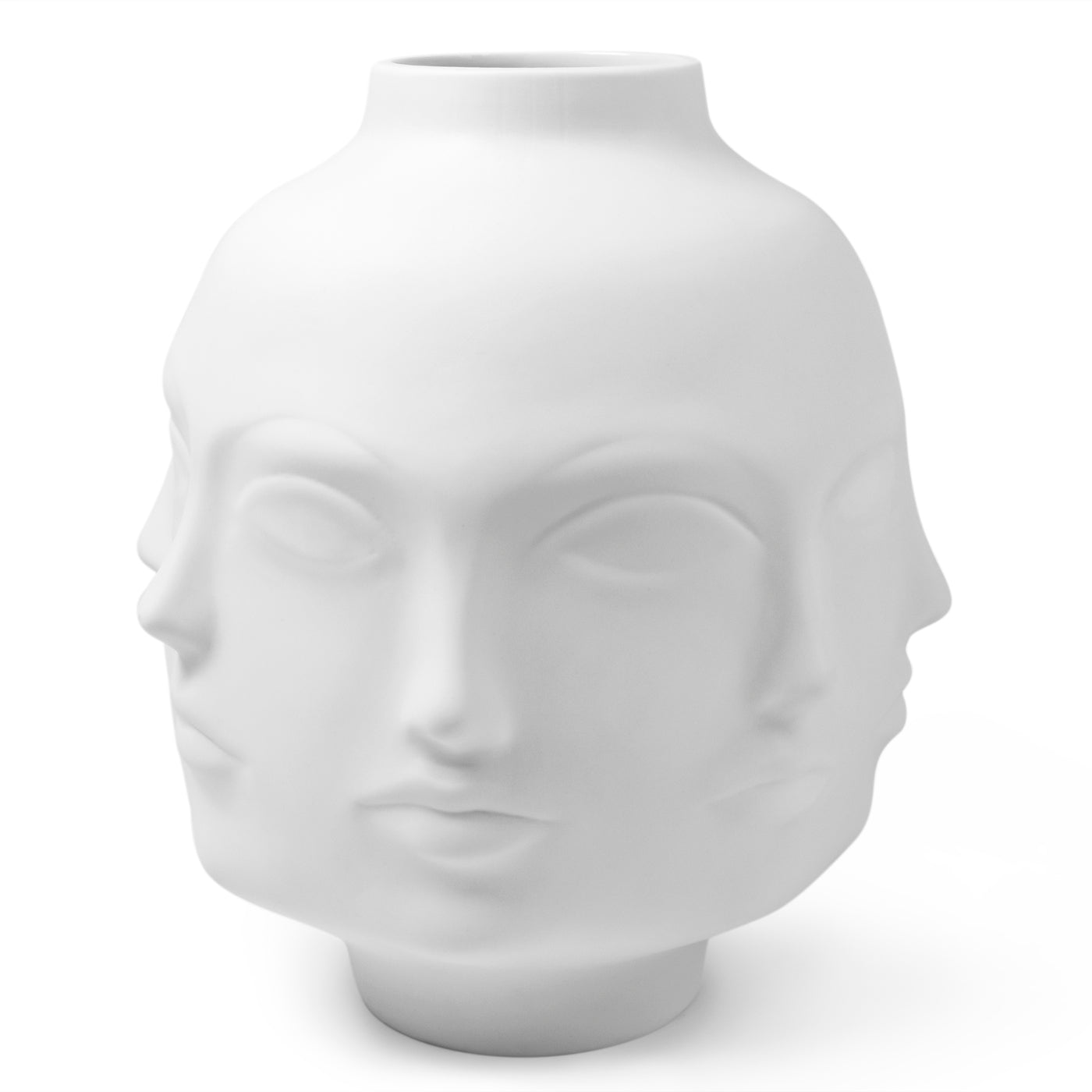 giant dora maar vase porcelain white - front view
