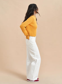 Solid Mini Marin Sweater | Marigold
