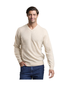 NOMAD | Men | Men's Cashmere Sweater | Oatmeal