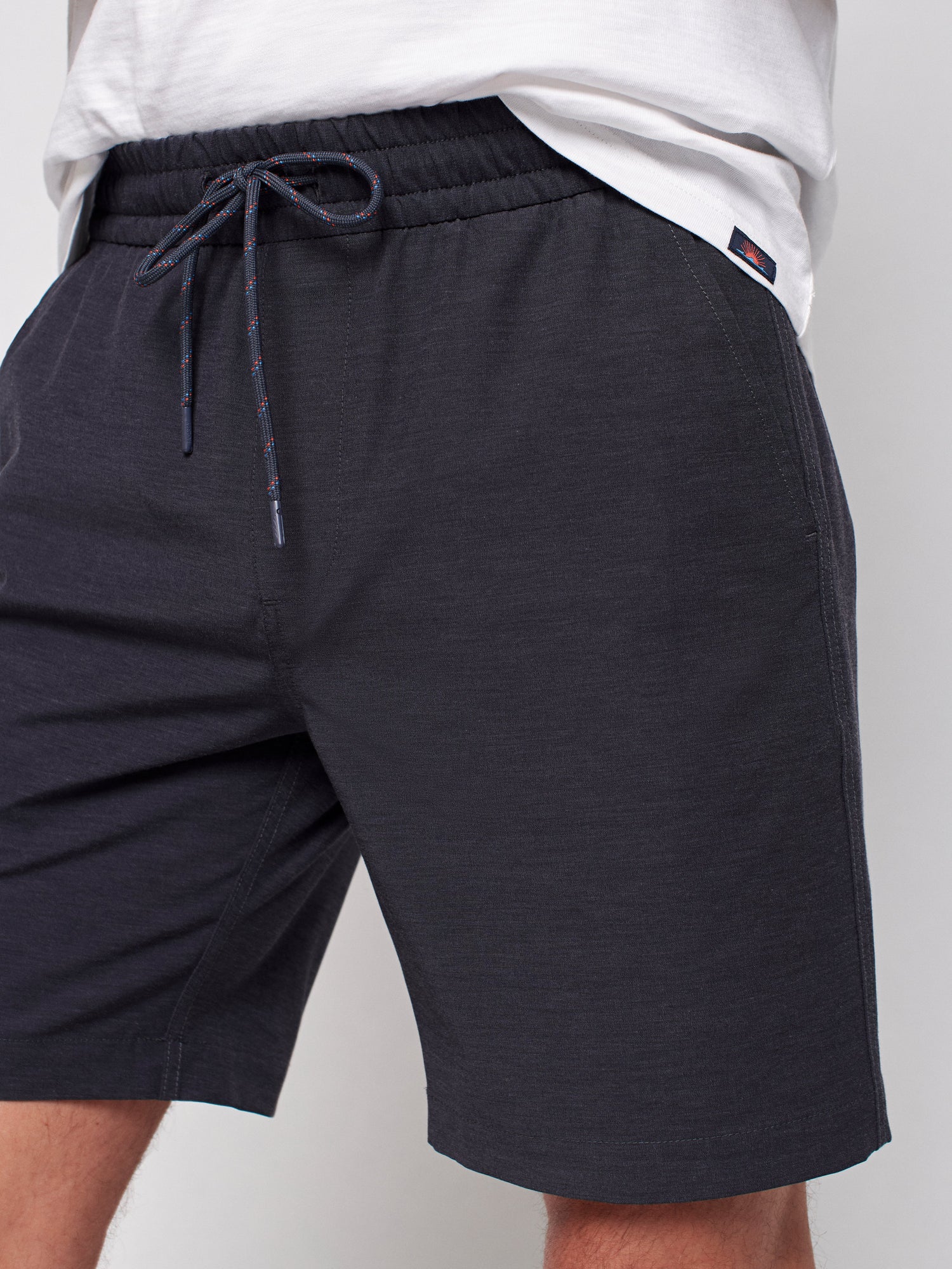 Mens - Drawstring All Day Shorts | Charcoal | (8" Inseam)