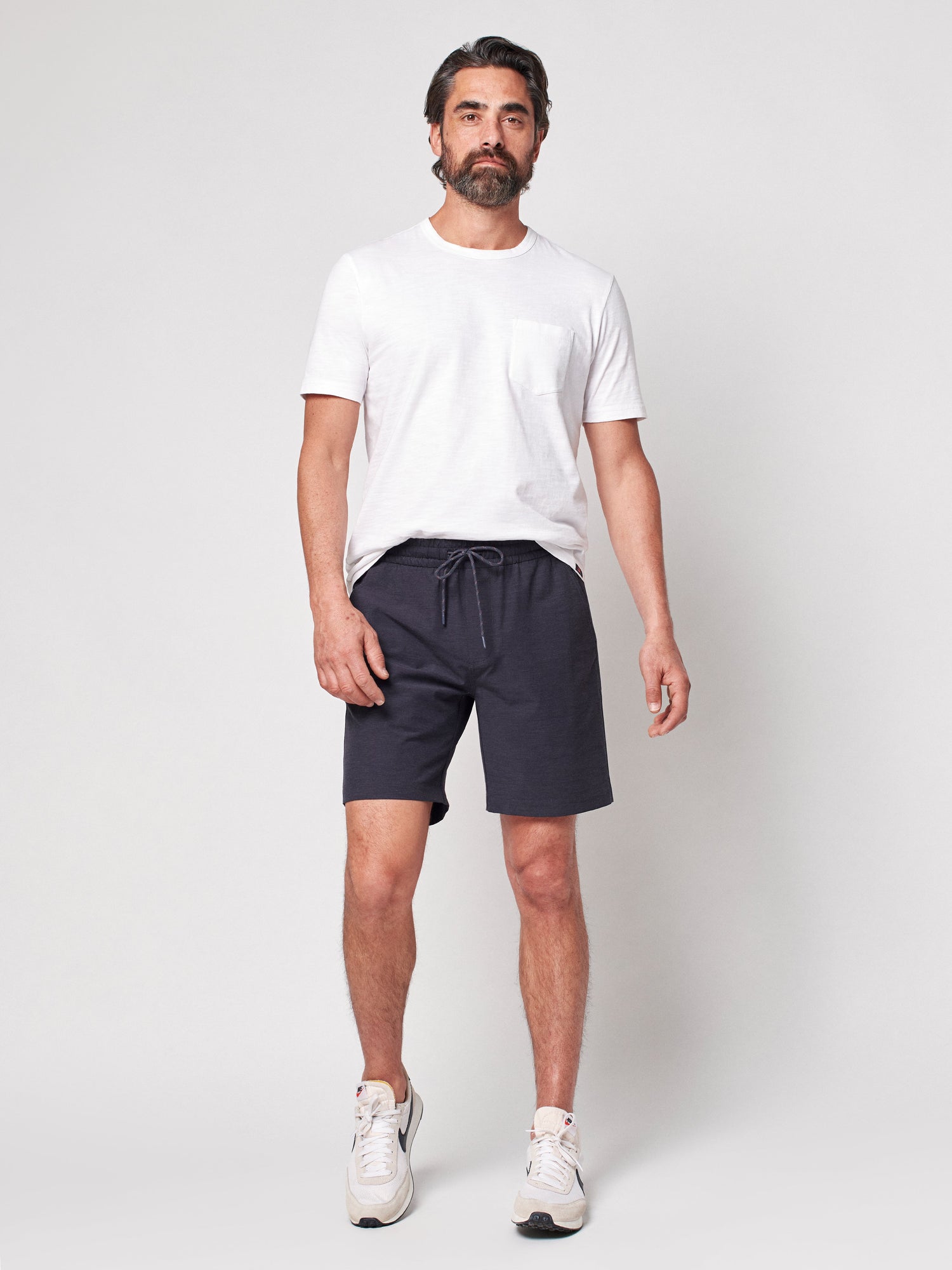 Mens - Drawstring All Day Shorts | Charcoal | (8" Inseam)