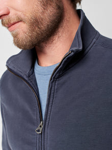 Mens - Stretch Terry Tanker Jacket | Navy