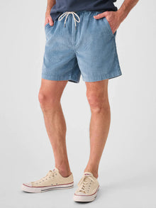 Mens - Drawstring Cord Short | Dune Blue | (6