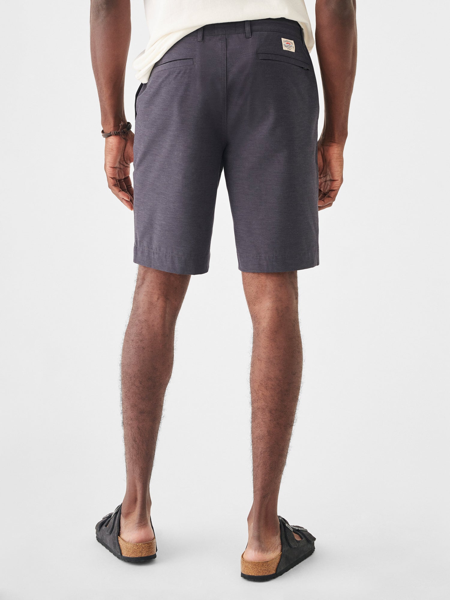 The Belt Loop All Day Shorts (9") By Faherty In Charcoal