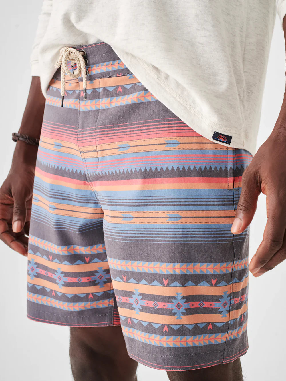 Mens - Doug Good Feather Classic Boardshort (7") | Fire Sky