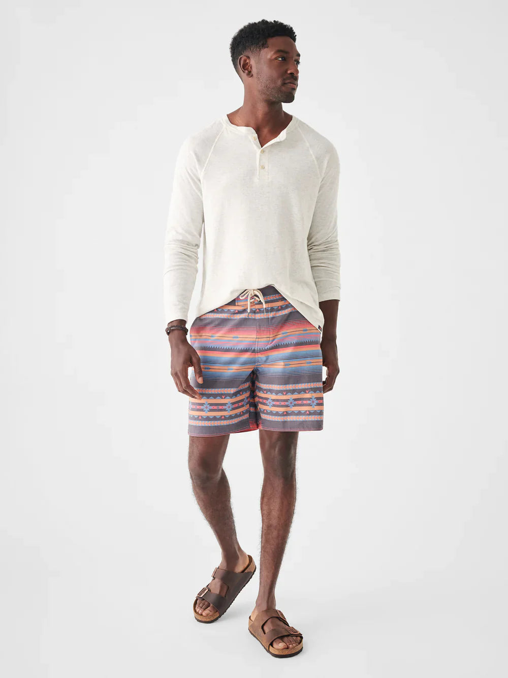 Mens - Doug Good Feather Classic Boardshort (7") | Fire Sky