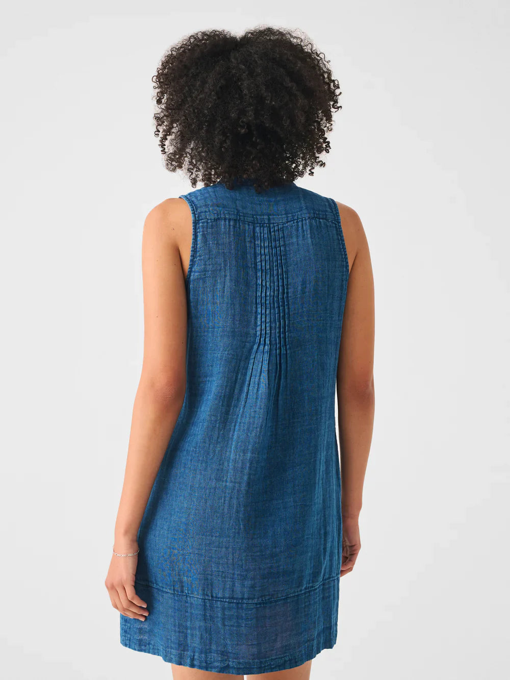 Womens - Dream Cotton Gauze Isha Dress | Indigo