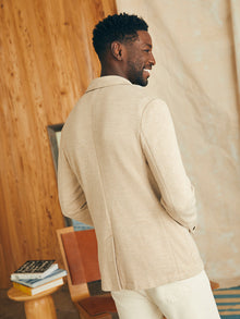 Mens - Inlet Knit Blazer | Sahara Fields Melange