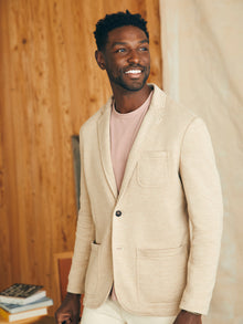 Mens - Inlet Knit Blazer | Sahara Fields Melange