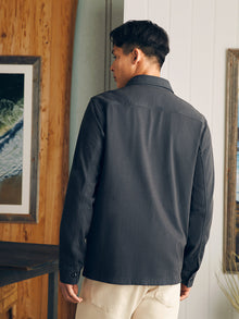 Mens - Jersey Shirt Jacket | Onyx Black