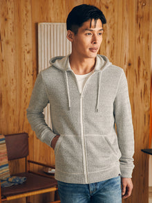 Mens - Whitewater Full Zip Hoodie | Grey Shell Loop