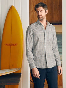 Mens - Sunwashed Chambray Shirt | Silver Falls Plaid