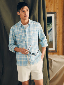 Mens - The Surf Flannel | Seabrooks Sand Plaid