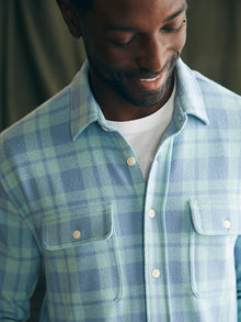 Mens - Legend  Sweater Shirt  | Clearwater Coastal Plaid