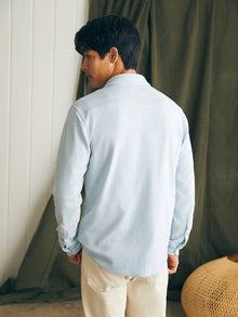 Mens - Legend  Sweater Shirt  | Ice Blue Twill