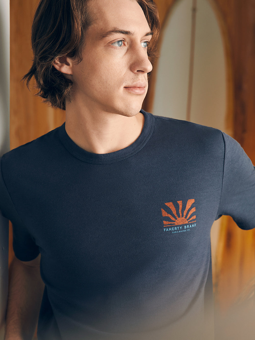 Mens - Sunwashed Graphic Tee | Dune Navy