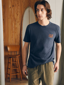 Mens - Sunwashed Graphic Tee | Dune Navy