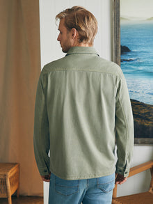 Mens - Jersey Shirt Jacket | Surplus Olive