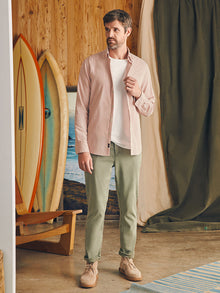 Mens - Sunwashed Chambray Shirt | Coastal Mauve