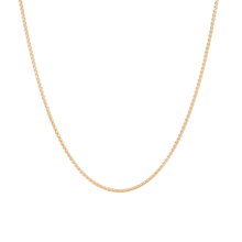 Dainty Wheat Chain Necklace Vermeil Yellow Gold 16in 18in 20in 22in First