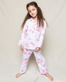 Kid's Twill Pajama Set | English Rose Floral