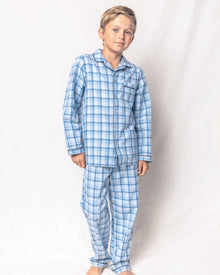 Kid's Twill Pajama Set | Seafarer Tartan