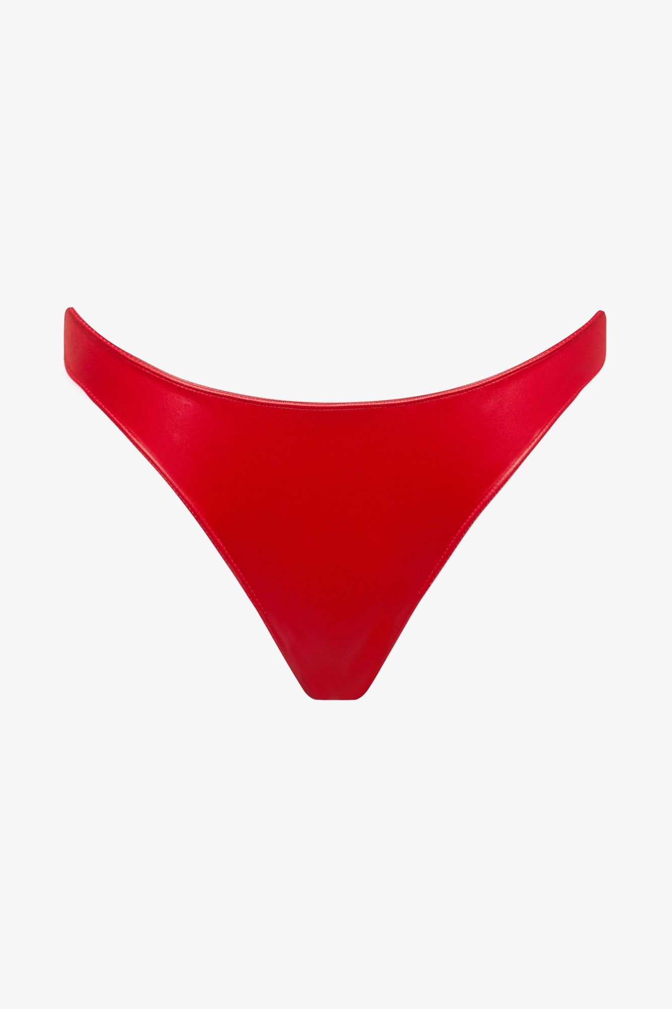 Thong Bikini Bottom - Splash | Red