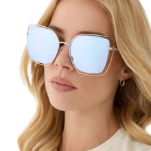 Womens | Jacqueline Sunglasses | Silver | Lavender Lenses