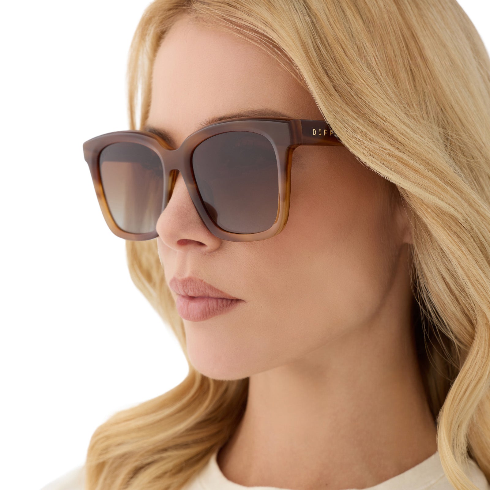 Womens | Meredith Sunglasses | Tawny Tortoise | Brown Gradient Polarized Lenses