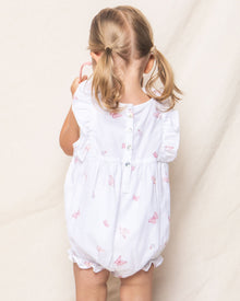 Baby's Twill Ruffled Romper | Butterflies