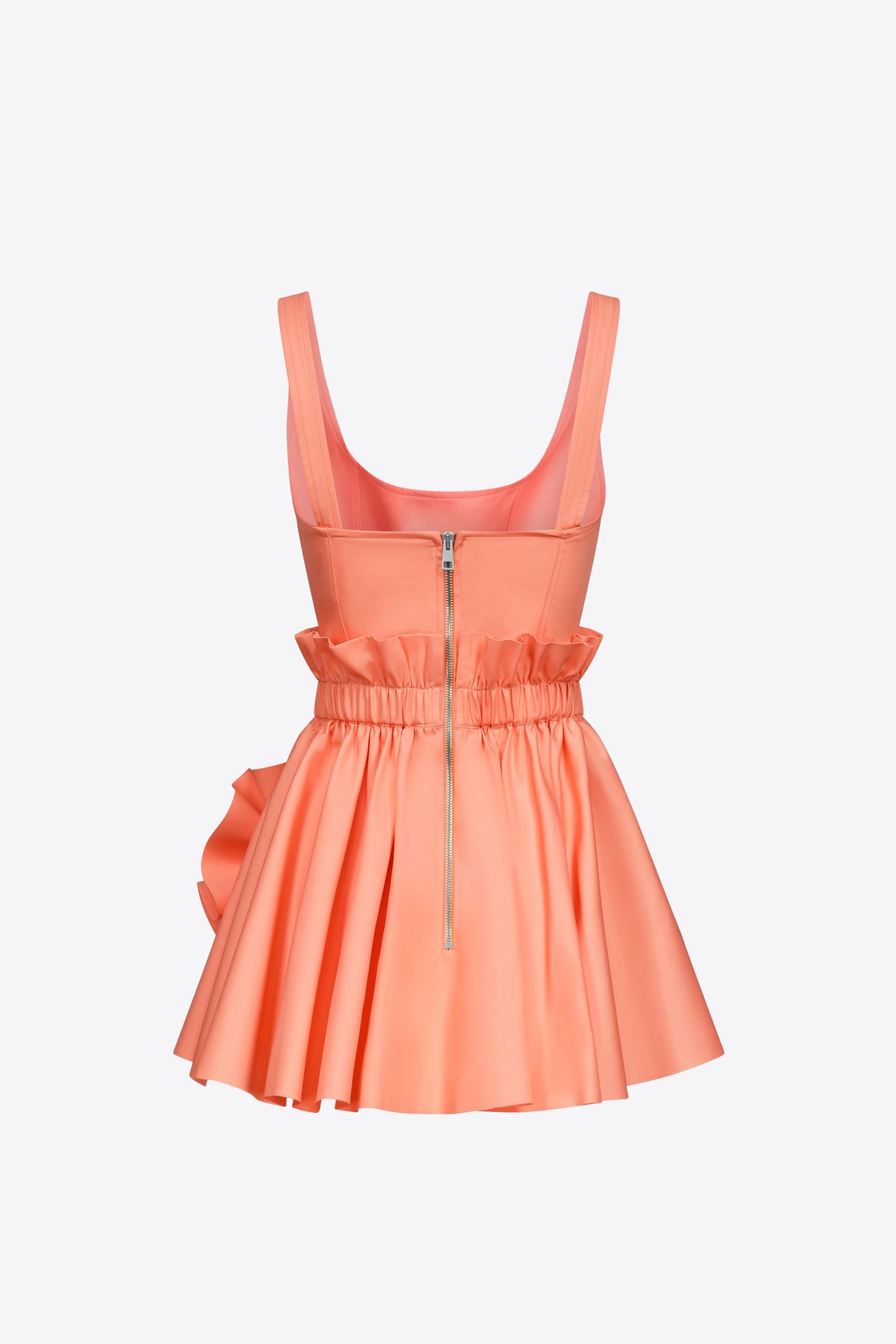 Ruffle Flower Mini Dress | Sweet Salmon