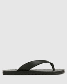Womens | St Barths Leather Sandal | Black