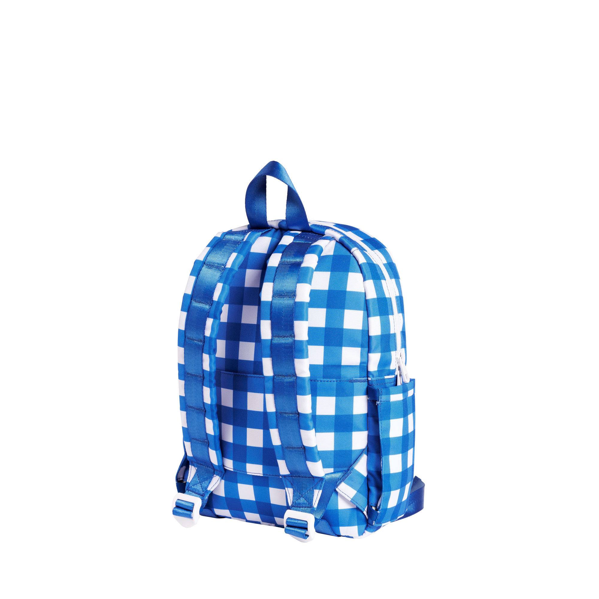 STATE Bags Kane Kids Mini Backpack Intarsia Gingham Back View Click to Zoom