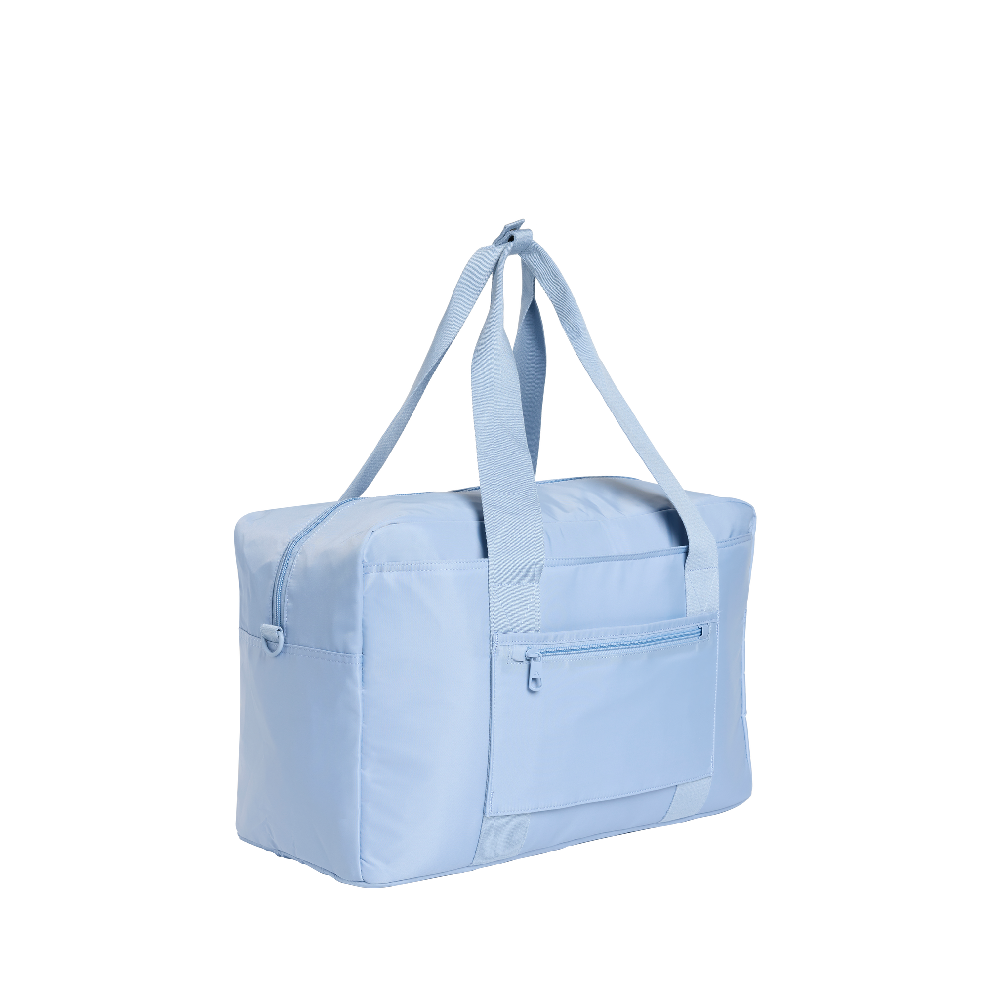 STATE Bags Wellington Weekender Nylon Ice Blue Back View Click to Zoom