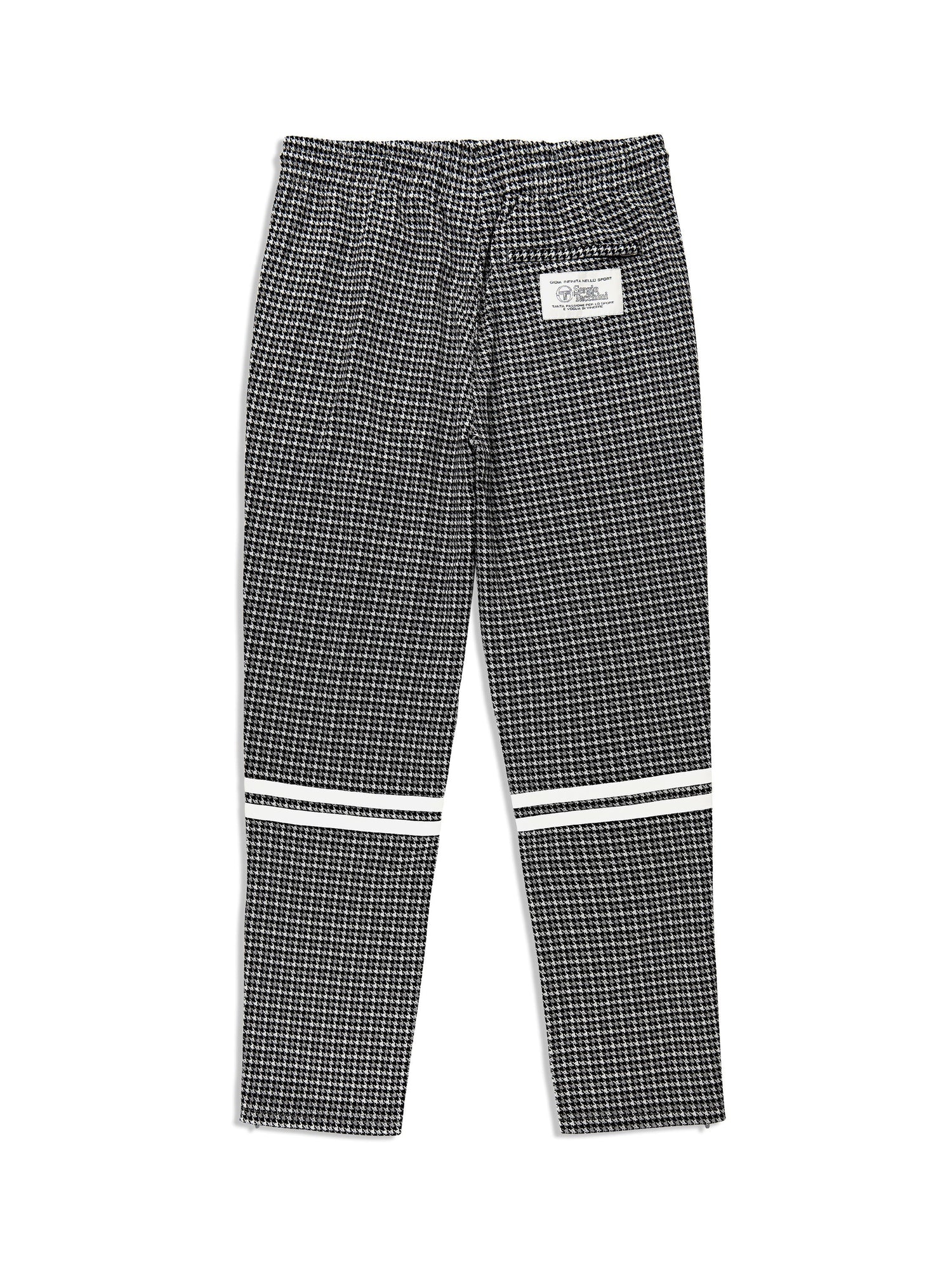 Men | Dallas Houndstooth Track Pant | Black Beauty