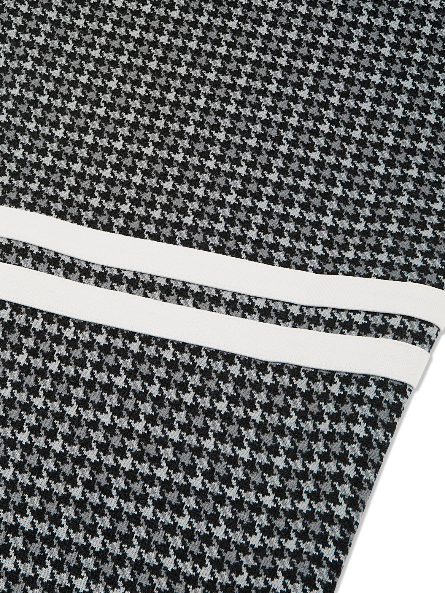 Men | Dallas Houndstooth Track Pant | Black Beauty
