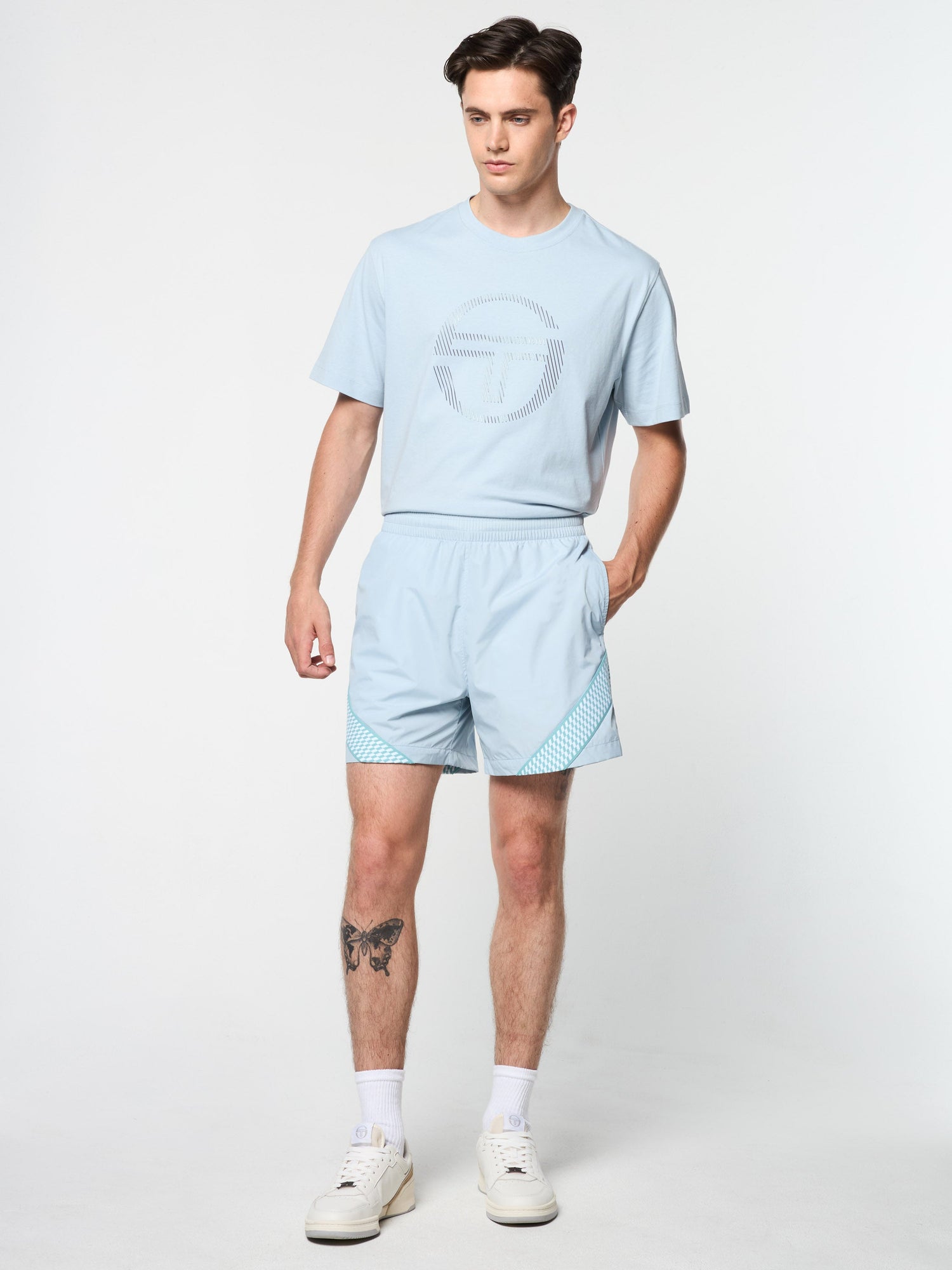 Men | Dama Track Short | Celestial Blue