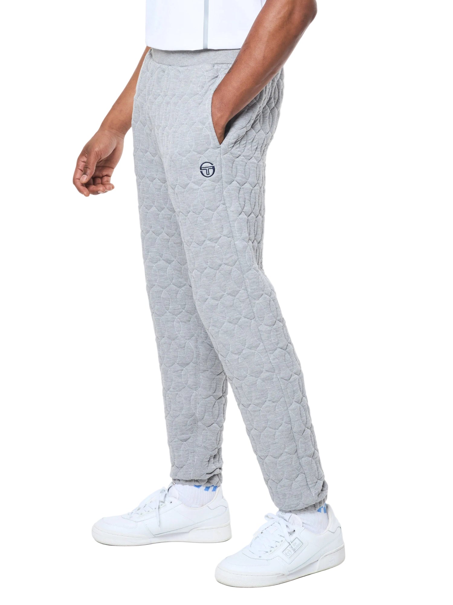 Men | Aversa Quilted Sweatpant | Light Heather Grey