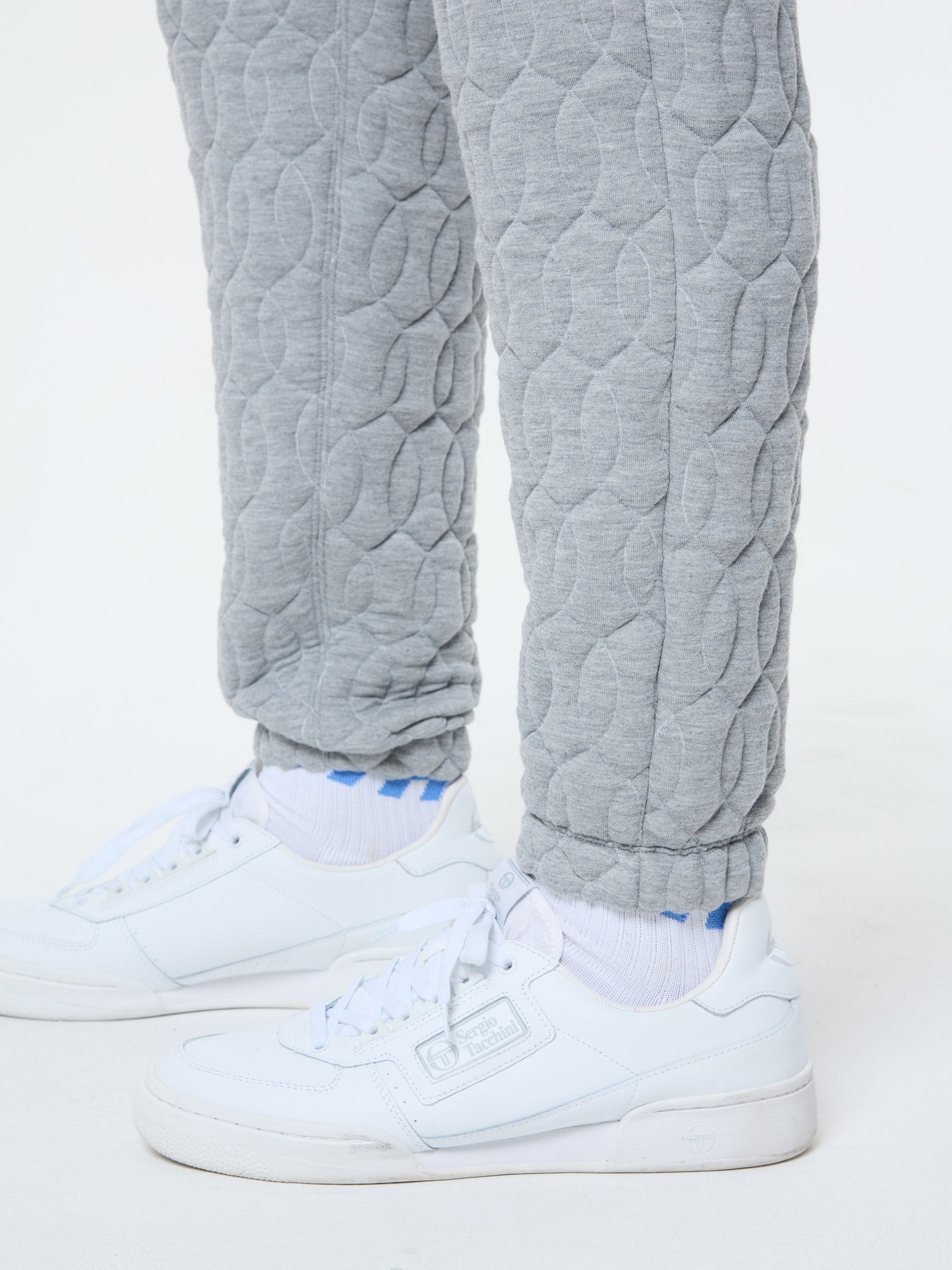 Men | Aversa Quilted Sweatpant | Light Heather Grey
