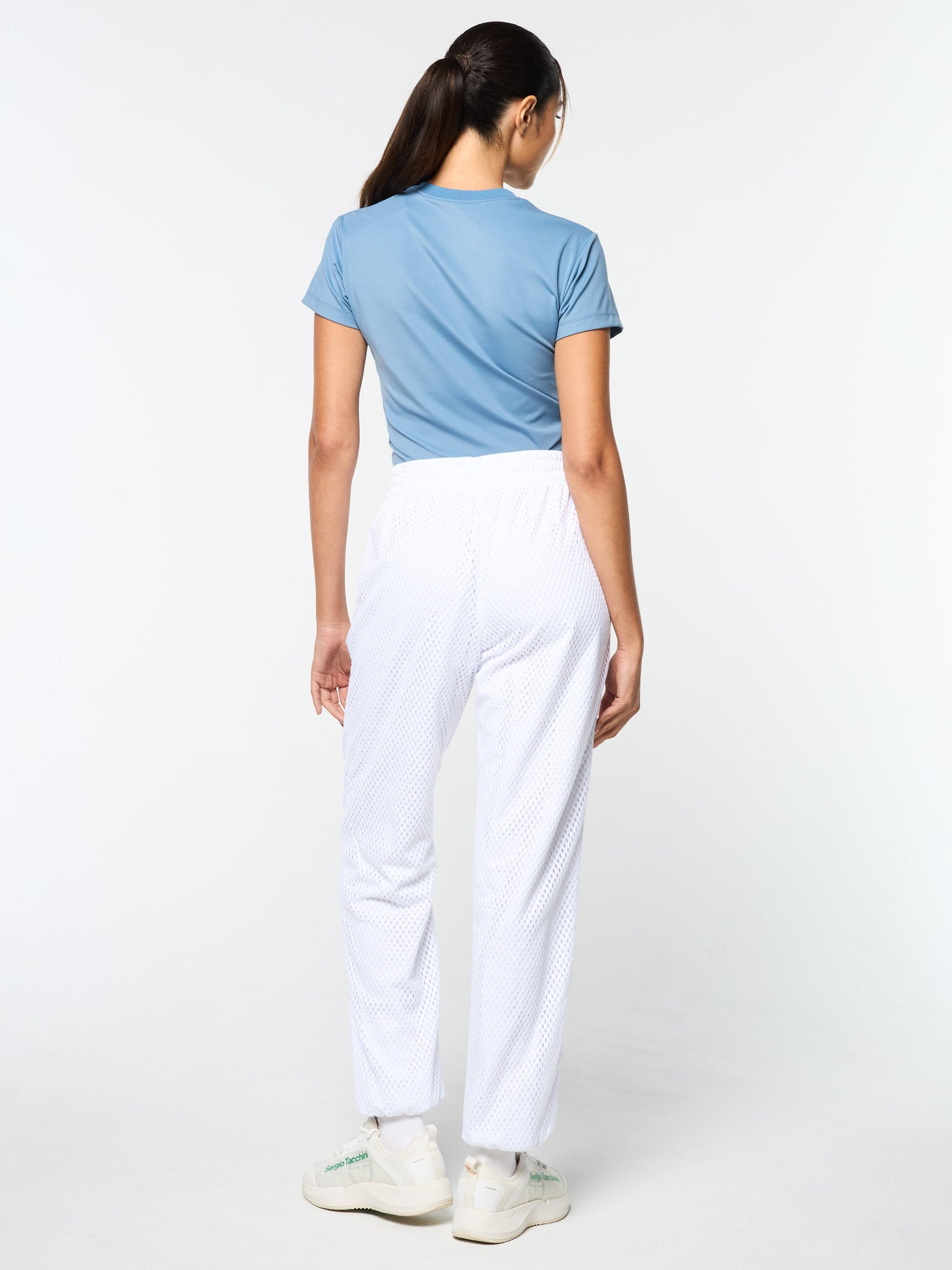 Women | Adria Mesh Track Pant | Brilliant White