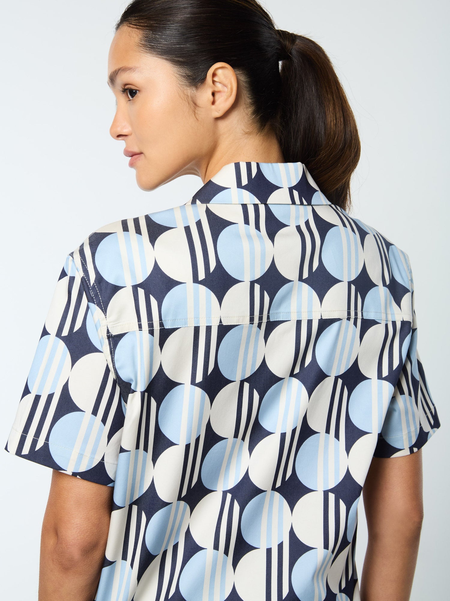 Women | Brikette Cabana Shirt | Maritime Blue
