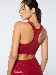 Women | Viano Printed Sports Bra | Sun Dried Tomato