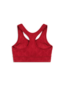 Women | Viano Printed Sports Bra | Sun Dried Tomato