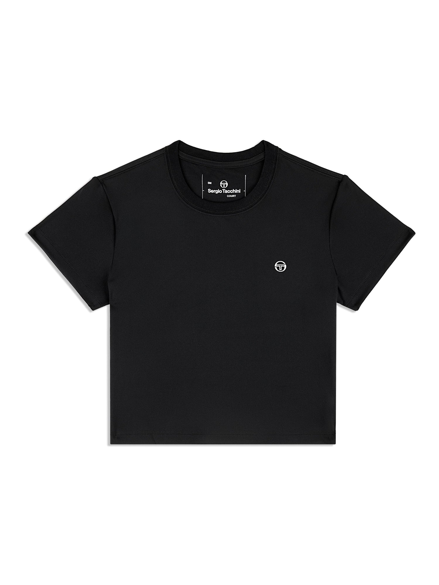 Women | Mirano Fitted Crop Top | Black Beauty
