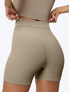 Womens | Coreflex Form-Fitting Bike Short | Stone