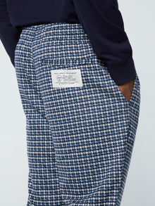 Men | Dallas Houndstooth Track Pant | Maritime Blue