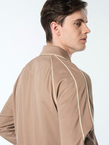 Men | Ettore Track Jacket | Taupe Grey