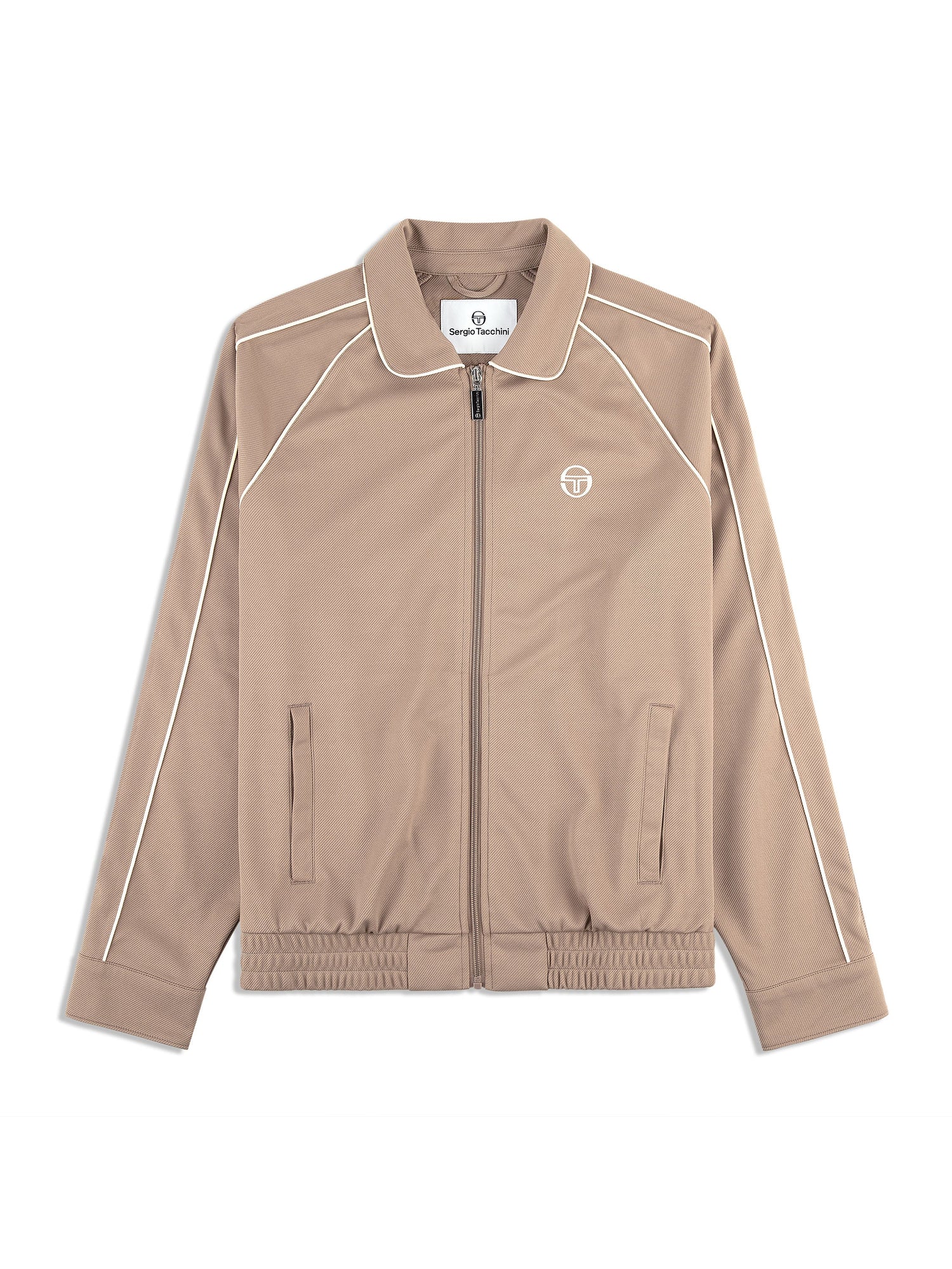 Men | Ettore Track Jacket | Taupe Grey